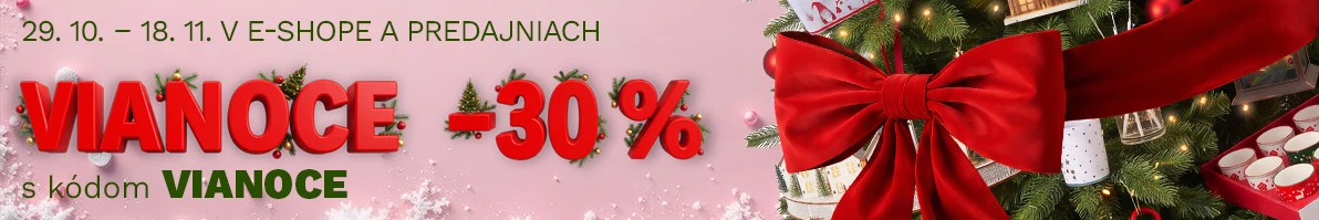 30 % na vánoční zboží 29.10. - 18.11.2026