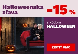 Halloweenská sleva 15 % na vybrané produkty 26-30-10-2026