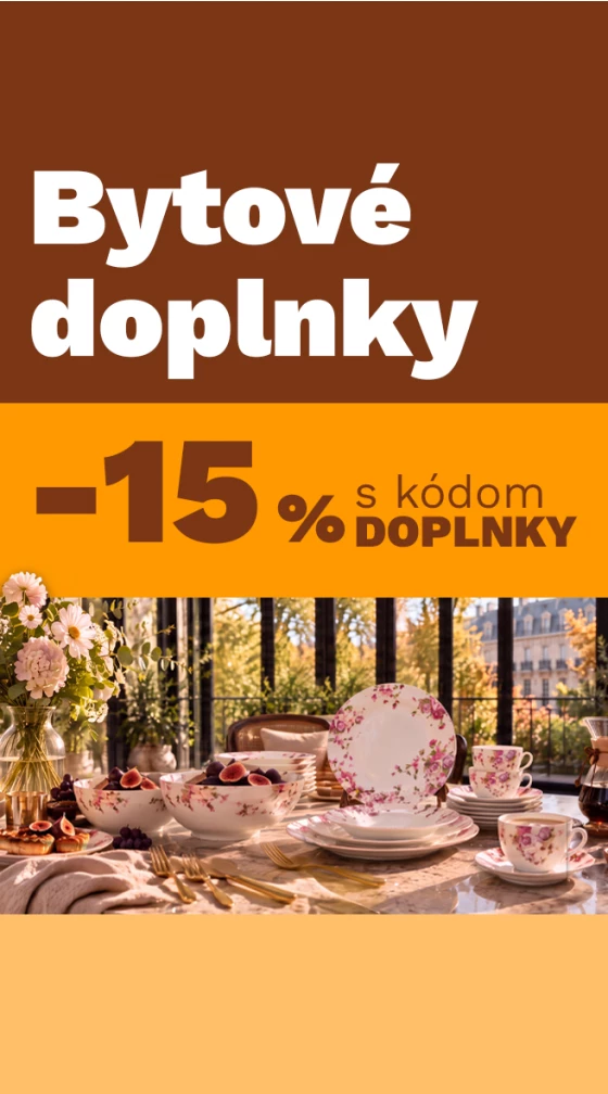 15 % na bytové doplňky 21-25-10-2026