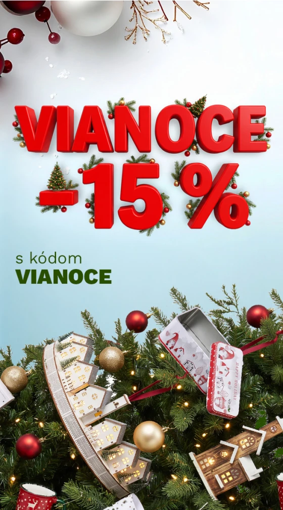 15 % na vánoční zboží 26-28-10-2026