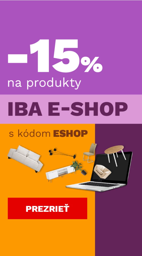 15 % na produkty jen v e-shopu 13-15-9-2026