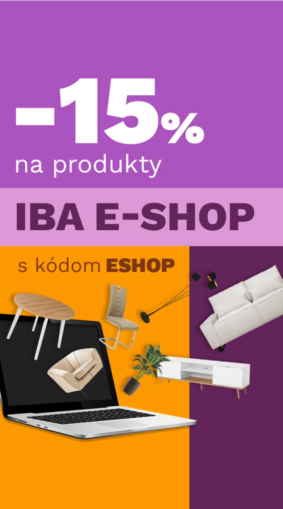 15 % na produkty jen v e-shopu 13-15-9-2026