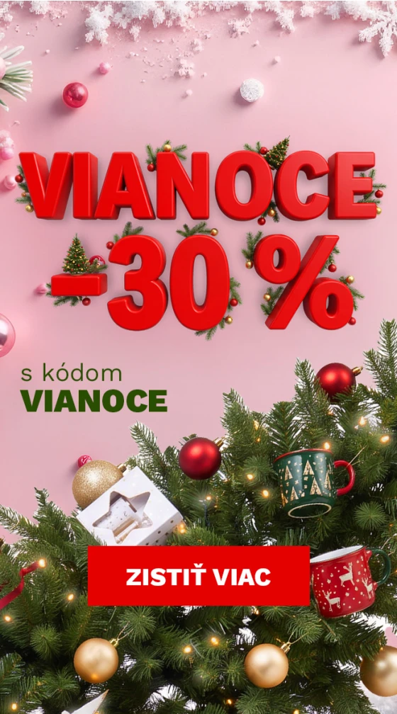 30 % na vánoční zboží 29.10. - 18.11.2026