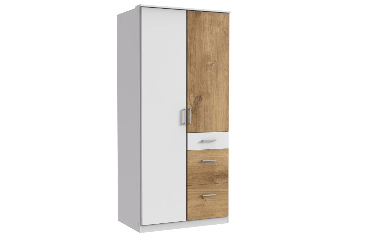 Skriňový nadstavec Click, 91 cm, biely 22