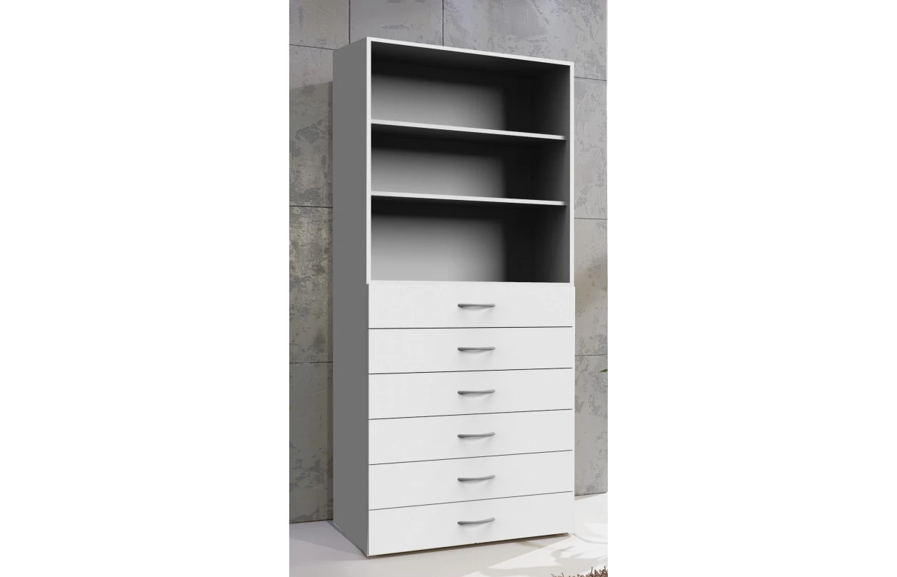 Skriňový nástavec Multiraum, 70 cm, biely 24