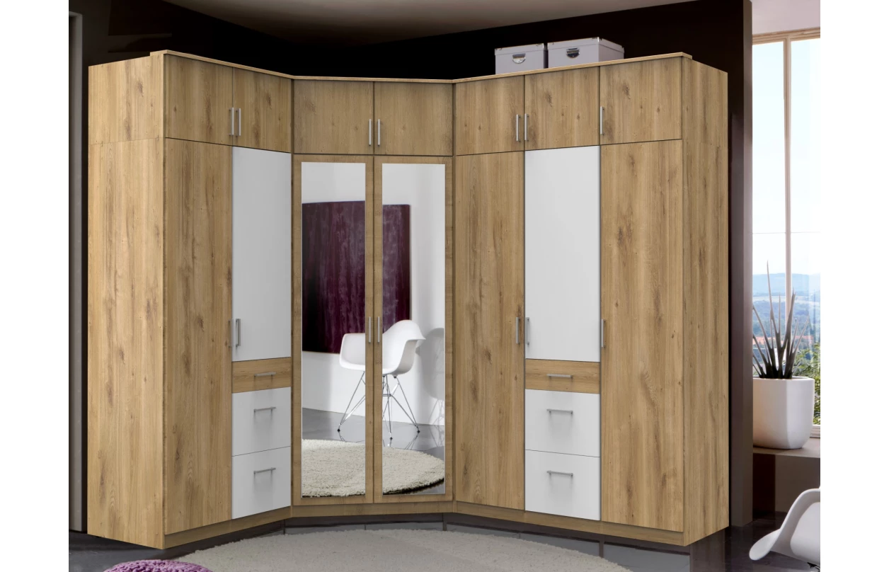 Skriňový nadstavec Click, 135 cm, biely 27