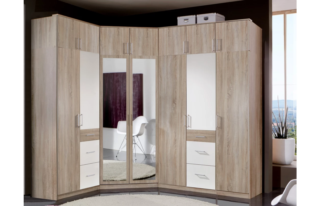 Skriňový nadstavec Click, 135 cm, biely 47