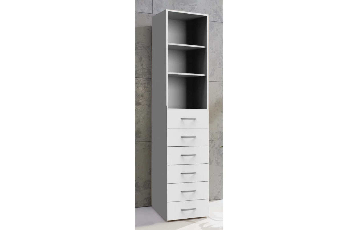 Úložný regál Multiraum, 80 cm, biely 22