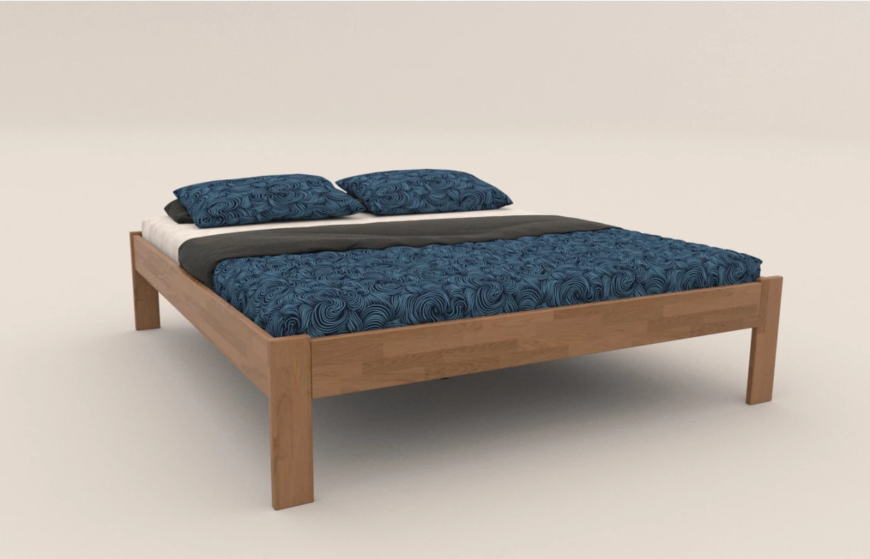 Posteľ Tema Futon 180x200 cm, bielený buk 1
