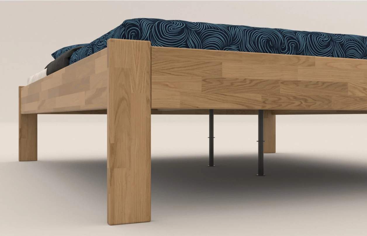 Posteľ Tema Futon 180x200 cm, bielený buk 2