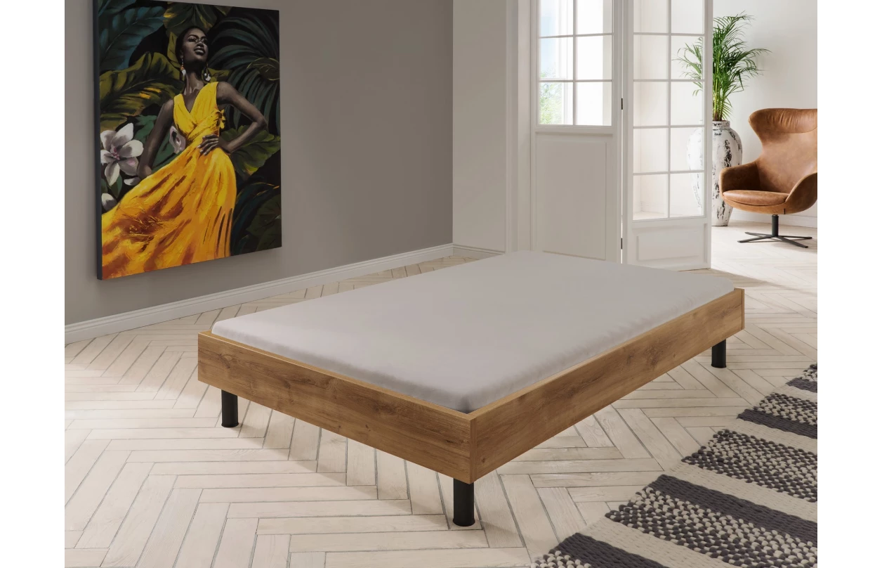 Posteľ Easy Plus 120x200 cm, doskový dub 45