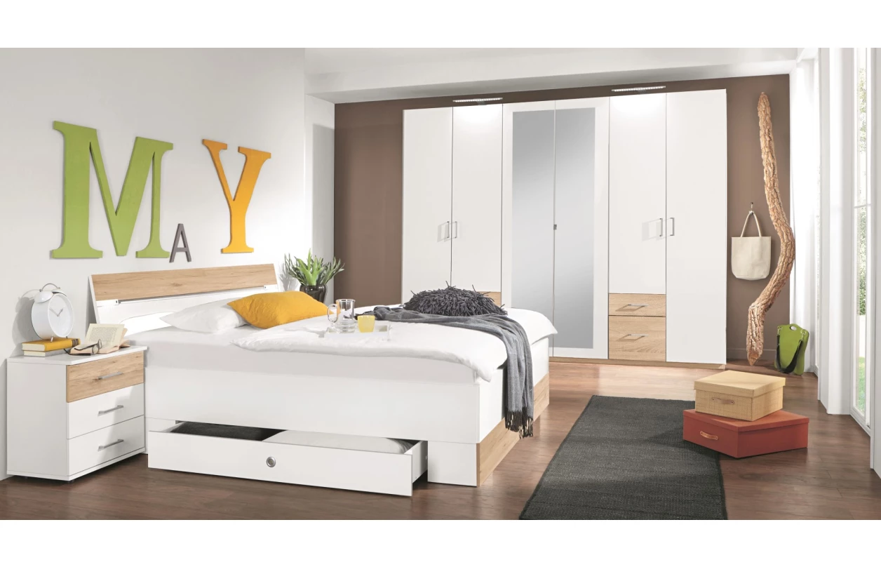 Set vysokých nočných stolíkov (2 ks) Cheep, biele 1