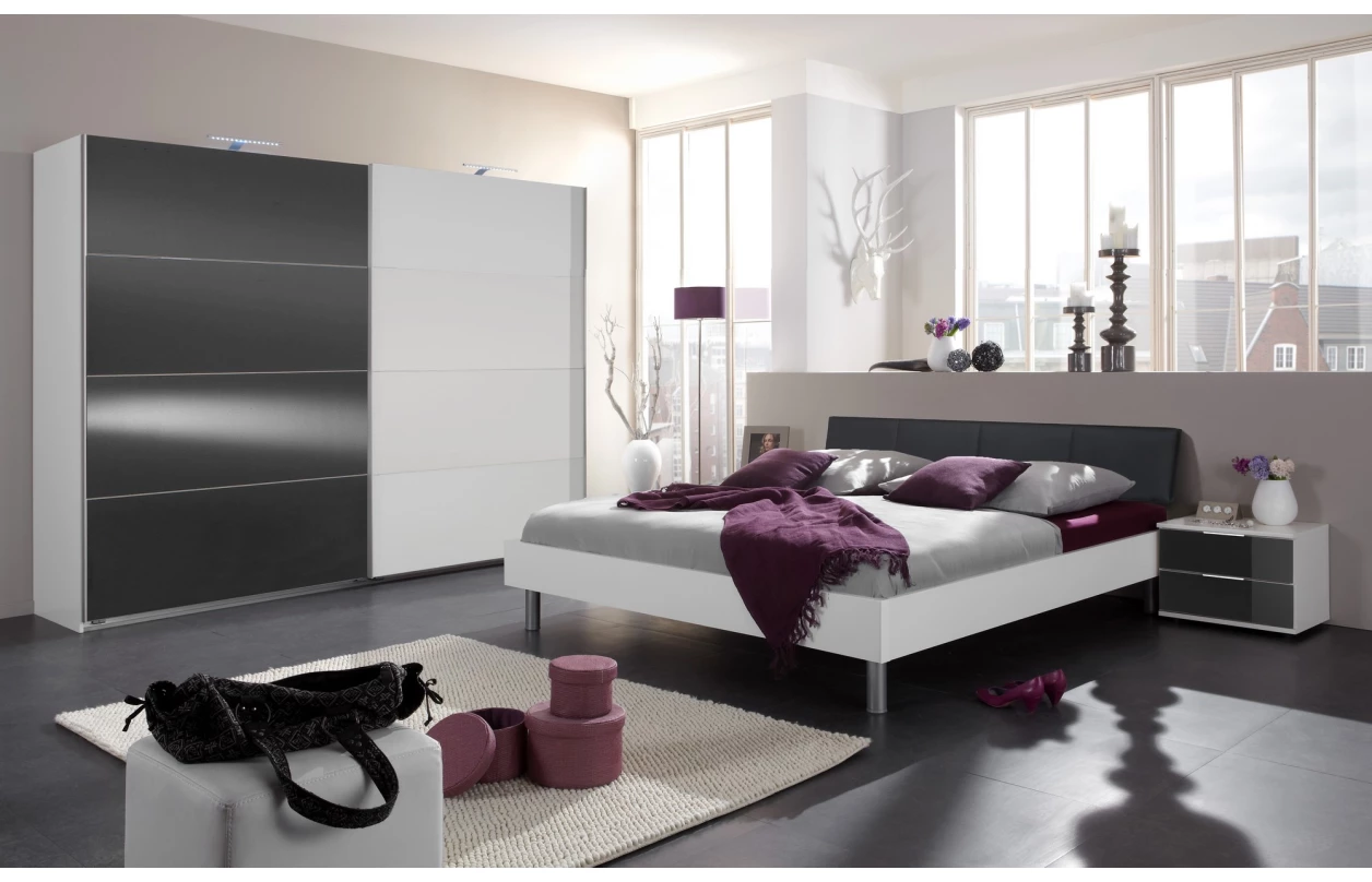 Nočný stolík Easy Plus, 3 zásuvky, alpská biela 13