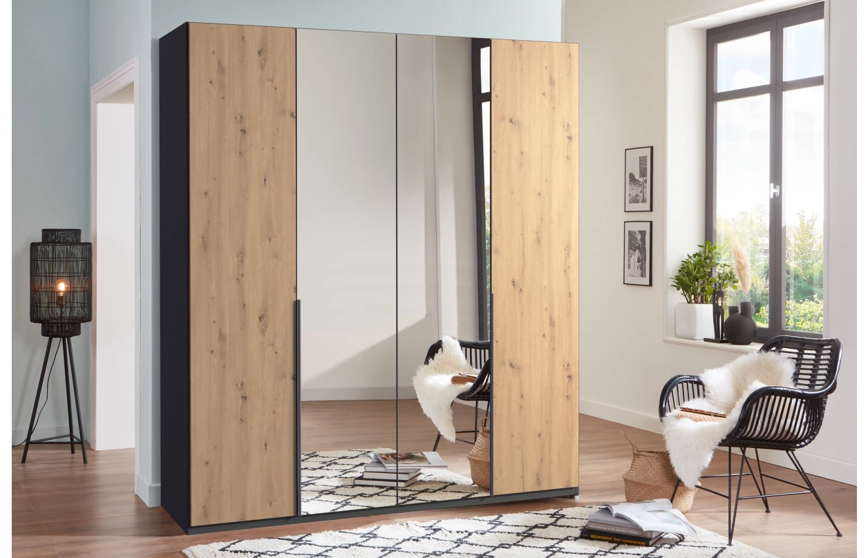 Nočný stolík Easy Plus, 2 zásuvky, dub sonoma 20