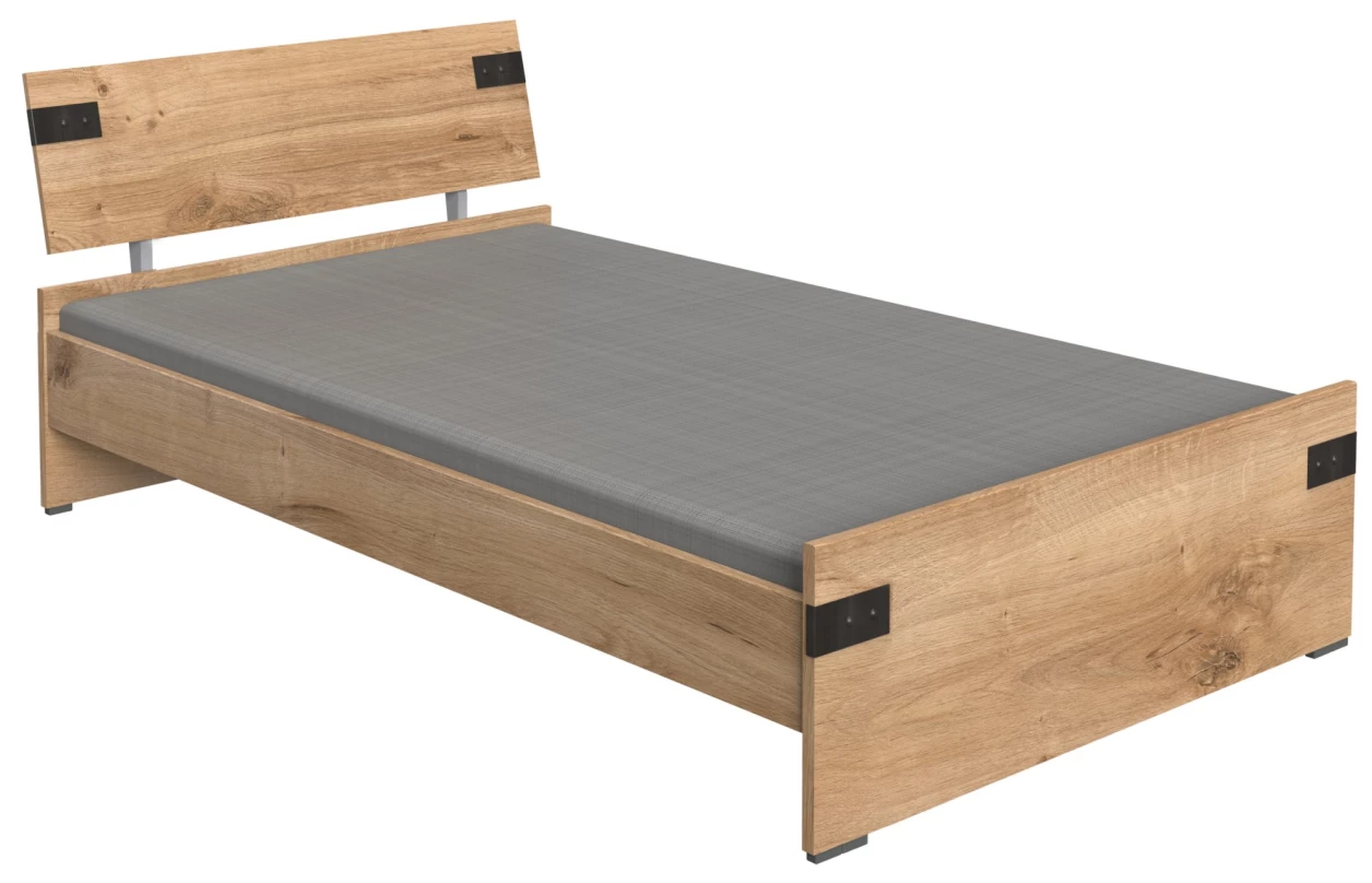 Postel Liverpool 90x200 cm, dub 9