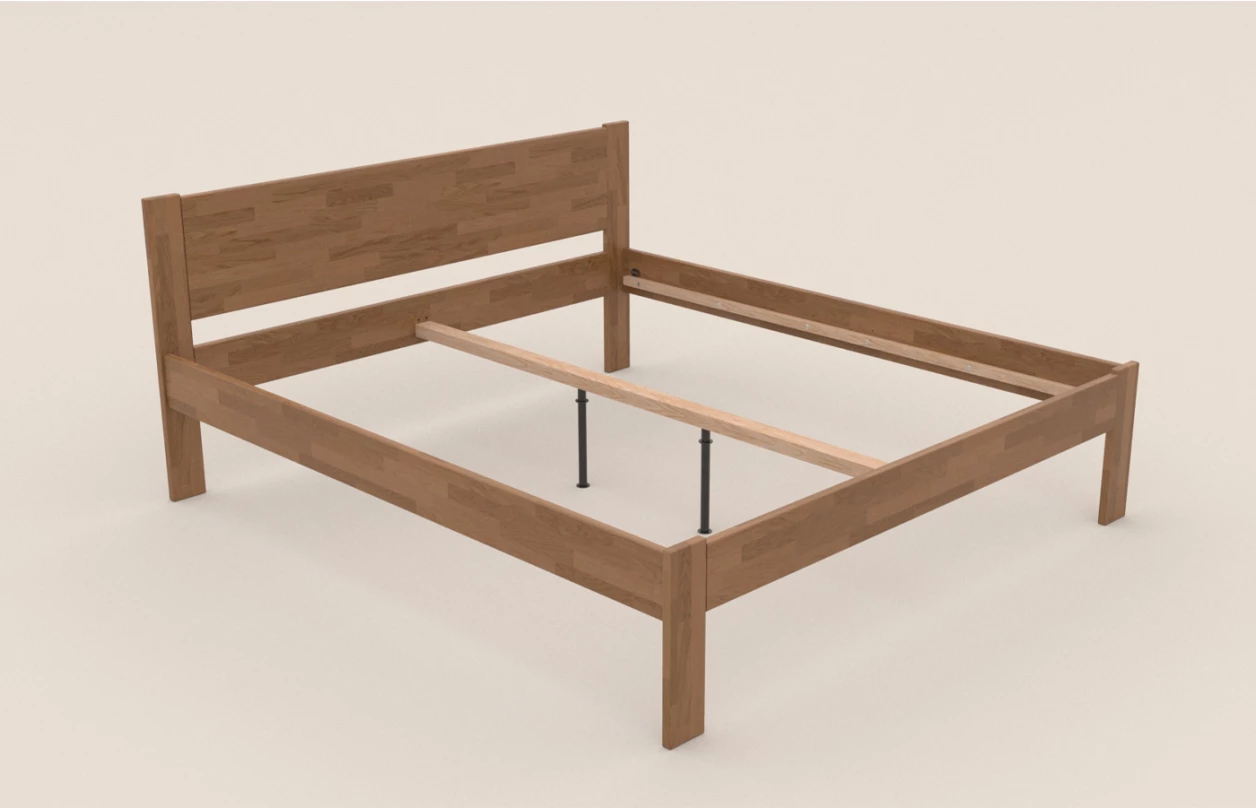 Posteľ Fava 180x200 cm, bielený buk 4