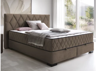 Posteľ Reve 180x200 cm, svetlo hnedá látka