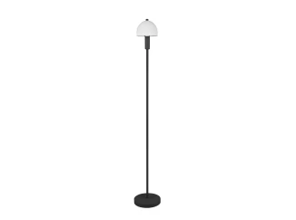 Stojaca lampa Glenn, čierna