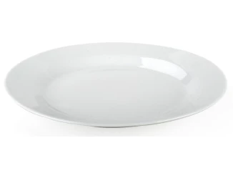 Plytký tanier Larry 24 cm, biely