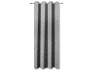 Záves Don 140x245 cm, strieborný