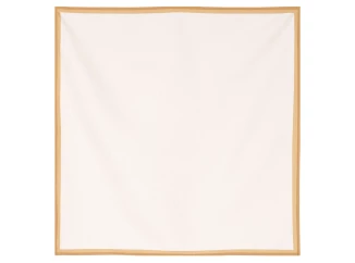 Vianočný obrus 80x80 cm, krémový so zlatými vtkanými nitkami