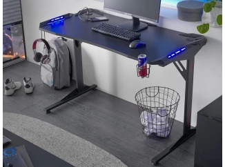 Písací stôl Game, s osvetlením a USB