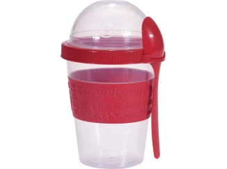 Téglik na jogurt s lyžičkou, 600 ml