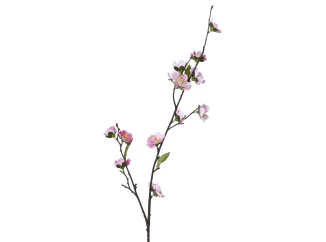 Umelá kvetina Čerešňový kvet 70 cm, ružový