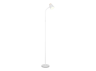 Stojacia LED lampa Pongo, biela