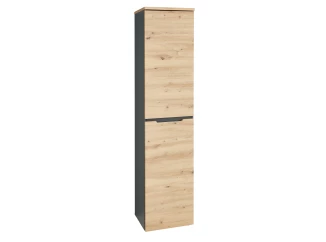 Univerzálna skriňa s policami Memphis, 45 cm, dub artisan/grafit