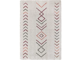 Koberec Boho Indian 120x170 cm, biely