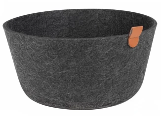 Úložný košík LifeStyle 24 cm, tmavo šedý