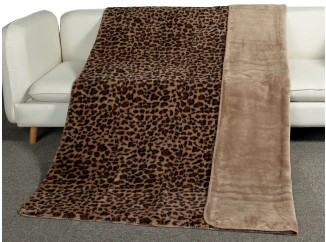 Deka Fashion Leopard 150x200 cm, hnedá