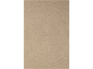 Vonkajší/vnútorný koberec Kenzy 80x150 cm, prírodné kruhy