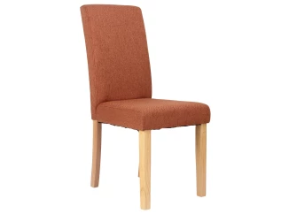 Jedálenská stolička s prešitím Kiki, terracota látka
