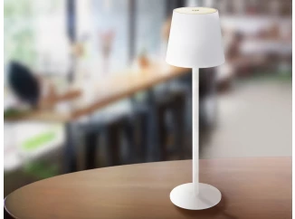 Nabíjacia stolná LED lampa Vannie, biela