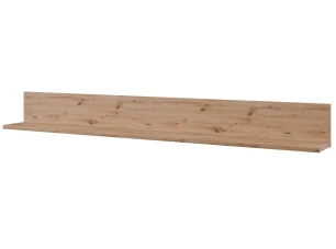 Polica na stenu Asko Living, 135 cm, dub artisan