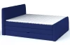 Posteľ boxspring Fresco 180x200 cm, modrá látka