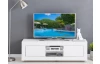 TV stolík s osvetlením Oakland 140 cm, biely