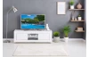 TV stolík s osvetlením Oakland 140 cm, biely