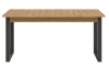 Rozkladací jedálenský stôl Seattle 150x90 cm, dub artisan/antracit
