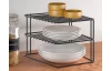 Stojan na taniere do skrinky Lava TouchTherm 25x19 cm, čierny
