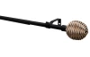 Garnyža Theta 120-210 cm, čierna matná