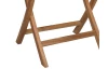 Okrúhly záhradný stôl Tarakan, 120 cm, teak
