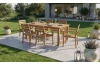 Záhradný jedálenský stôl Tegal 180x90 cm, teak