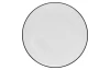Plytký tanier Luna Black Line 27 cm, biely