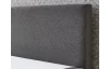 Posteľ boxspring Aston 120x200 cm, stredne šedá látka