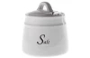 Soľnička Salt, biela keramika