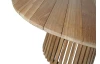 Okrúhly záhradný jedálenský stôl Manado, 120 cm, teak