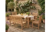 Záhradný jedálenský stôl Tegal 150x90 cm, teak